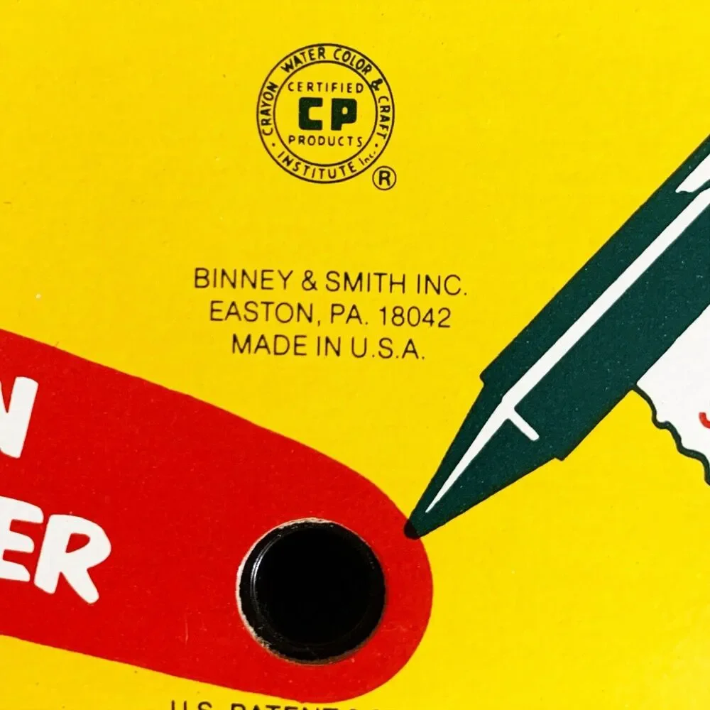 Vintage Crayola Crayons 64 Built-In Sharpener Binney Smith - 10 Retired‎ Colors!